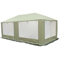 Тент-шатер Митек Пикник 6x3 м (хаки/бежевый)
