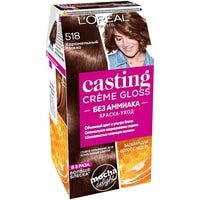 Крем-краска для волос L'Oreal Casting Creme Gloss 518 карамельный мокко