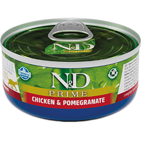 Консервированный корм для кошек Farmina N&D Prime Chicken & Pomegranate (с курицей и гранатом) 70 г