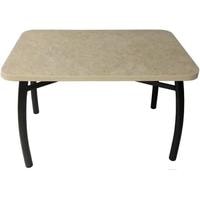Кухонный стол Solt 100x60 (аламбра/ноги усиленные шелби-дуо черные)