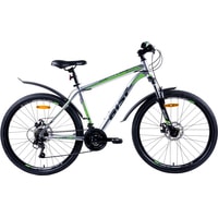 Велосипед AIST Quest Disc 26 р.18 2020 (серый/зеленый)