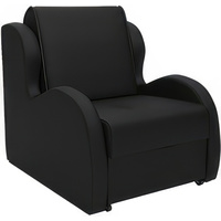 Кресло-кровать Мебель-АРС Атлант (кожзам, черный)