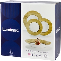 Набор тарелок Luminarc Nordic Alpaga 10L3646