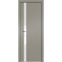 Межкомнатная дверь ProfilDoors 6ZN 80x200 (стоун/стекло белый лак)