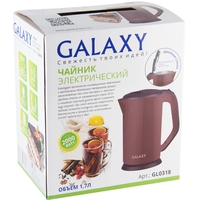 Электрический чайник Galaxy Line GL0318 (коричневый)