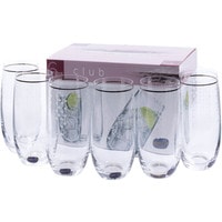 Набор стаканов для воды и напитков Bohemia Crystal Club 25180/Q9103/350