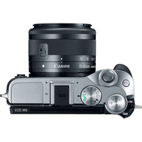 Беззеркальный фотоаппарат Canon EOS M6 Kit 15-45mm (серебристый)
