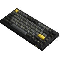 Клавиатура Akko 5075B Plus Black & Gold (Akko Cream Yellow V3)