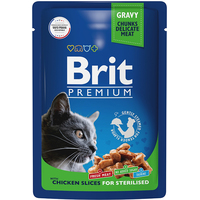 Пресервы Brit Premium цыпленок в соусе 85 г