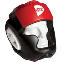Cпортивный шлем Green Hill HGP-9015 L (черный/красный)