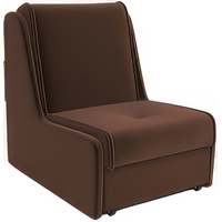 Кресло-кровать Мебель-АРС Аккорд №2 (микровельвет, кордрой коричневый)