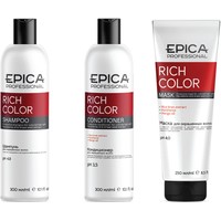 Набор средств Epica Professional Rich Color Шампунь+Кондиционер+Маска (300мл+300мл+250мл)