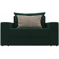 Кресло-кровать Mebelico Мэдисон 14 106113 (велюр, зеленый/зеленый/бежевый)