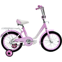 Детский велосипед Heam Flower 18 (белый/светло-розовый)