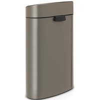 Система сортировки мусора Brabantia Touch Bin Recycle 10+23 л (платиновый)
