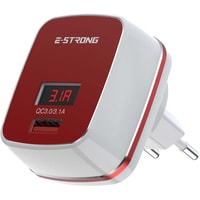 Сетевое зарядное E-Strong ES-D26S (красный)