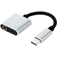 Адаптер USBTOP USB 3.1 Type-C на 3.5 мм/USB 3.1 Type-C