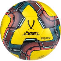 Футбольный мяч Jogel BC20 Inspire (4 размер, желтый/красный/синий)