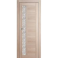 Межкомнатная дверь ProfilDoors 37X 80x200 (капучино мелинга/стекло дождь белый)