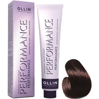 Крем-краска для волос Ollin Professional Performance 6/75 темно-русый коричнево-махагоновый