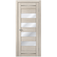 Межкомнатная дверь MDF-Techno Dominika 106 40x200 (лиственница кремовая, лакобель белый) в Могилеве