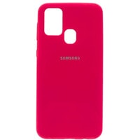 Чехол для телефона EXPERTS Soft-Touch для Samsung Galaxy M21 с LOGO (неоново-розовый)