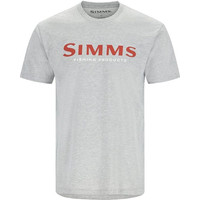 Футболка Simms Logo T-Shirt (XL, серый)