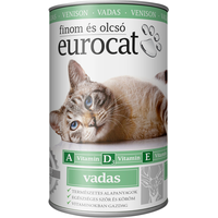 Консервированный корм для кошек Eurocat с олениной 415 г