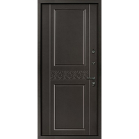 Металлическая дверь Стальная Линия Паттерн для квартиры 100 (черно-серый)