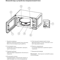 Микроволновая печь BQ MWO-20001SM/WB
