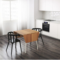 Кухонный стол Ikea ПС 2012 (бамбук/белый) [603.589.06]