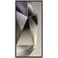 Чехол для телефона Samsung Vegan Leather Case S24 Ultra (серо-коричневый)