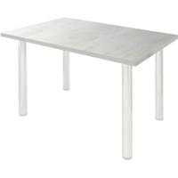 Кухонный стол Solt 100x60 (северное дерево светлое/ноги белые)