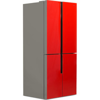 Четырёхдверный холодильник CENTEK CT-1750 Red