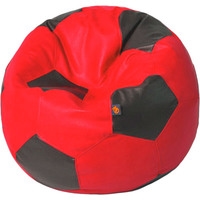 Кресло-мешок Palermo Bari экокожа XXL (красный/черный)