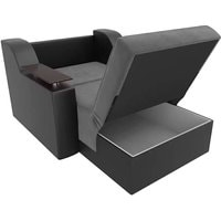 Кресло-кровать Mebelico Сенатор 105470 60 см (серый/черный)