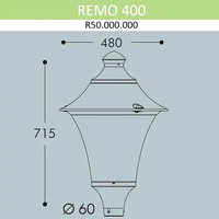 Садовый светильник Fumagalli Remo R50.000.000.LXD6L