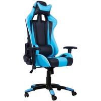Кресло Everprof Lotus S5 (черный/голубой)