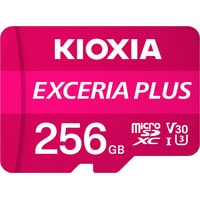 Карта памяти Kioxia Exceria Plus microSDXC LMPL1M256GG2 256GB (с адаптером)