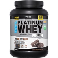 Протеин сывороточный (изолят) Vplab 100% Platinum Whey (печенье/крем, 908 г)