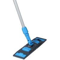 Швабра-моп Zizette Flat Mop Microfiber (синий корпус/желтая ручка)