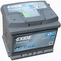 Автомобильный аккумулятор Exide Premium EA472 (47 А/ч)