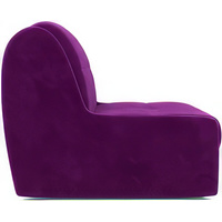 Кресло-кровать Мебель-АРС Барон №2 (микровельвет, фиолетовый) в Пинске