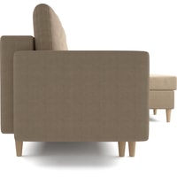 Угловой диван Мебель-АРС Белфаст угловой (рогожка, бежевый)