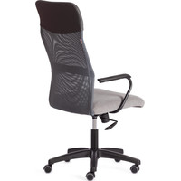 Кресло TetChair Practic флок/кожзам (серый)