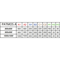 Душевой поддон Radaway Patmos A 90x90 [4S99155-03]