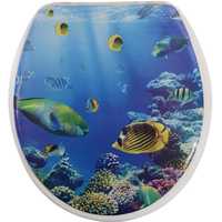 Сиденье для унитаза АкваЛиния SK-06161 (рифы)