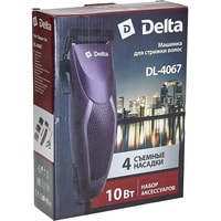 Машинка для стрижки волос Delta DL-4067 (черный)