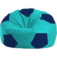 Кресло-мешок Flagman Мяч Стандарт М1.1-286 (бирюзовый/темно-синий)