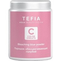 Обесцвечивающая пудра Tefia Color Creats Bleaching Blue Powder голубой 500 г